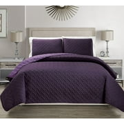 Embossed Reversible Bedspread/Quilt Set